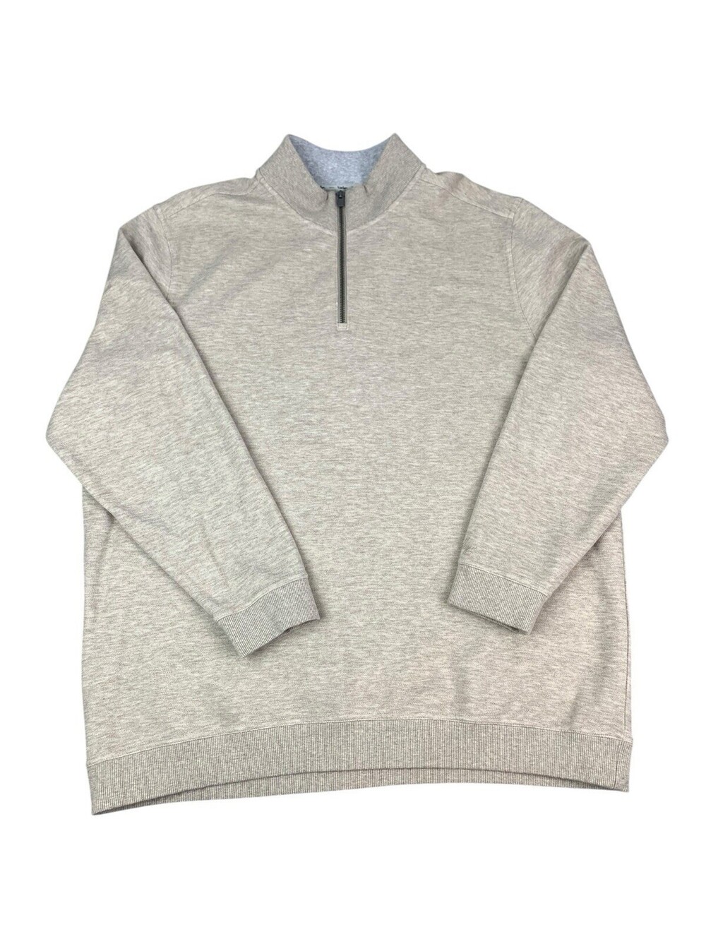 Walter Hagen 11 Majors 1/4 Zip Pullover Golf Sweatshirt Tan, Men’s Size 2XL